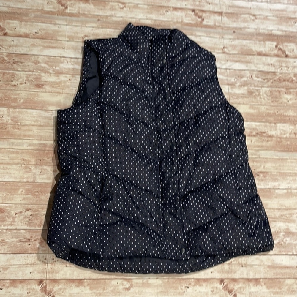 Gap polka dot vest size xl